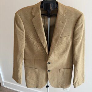 J. Crew Ludlow Tan Woven Cotton/Linen Blazer (40R)